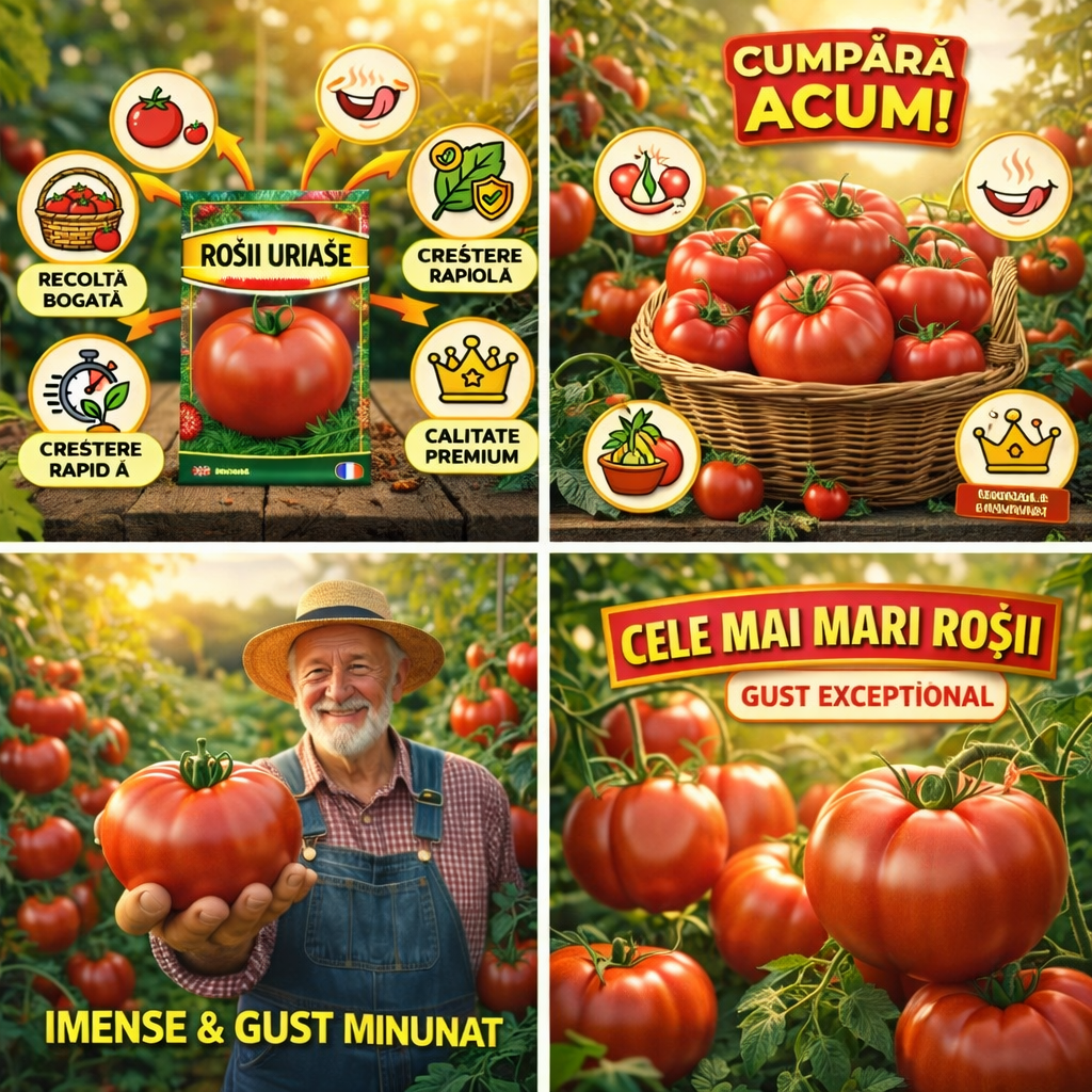 Seminte Rosii Gigant - Premium ( 100 seminte )