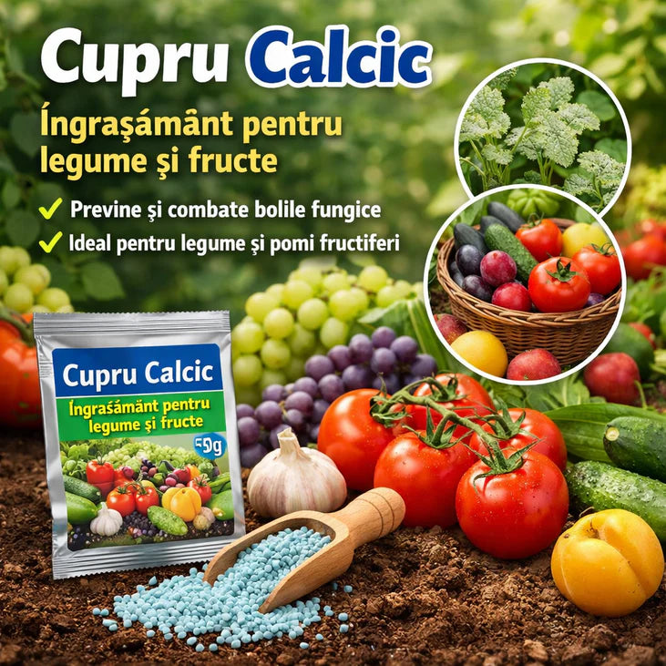 MIF Granule Cupru-Calcic – Nutrienți esențiali pentru fructe si legume sănătoase 2 pachete